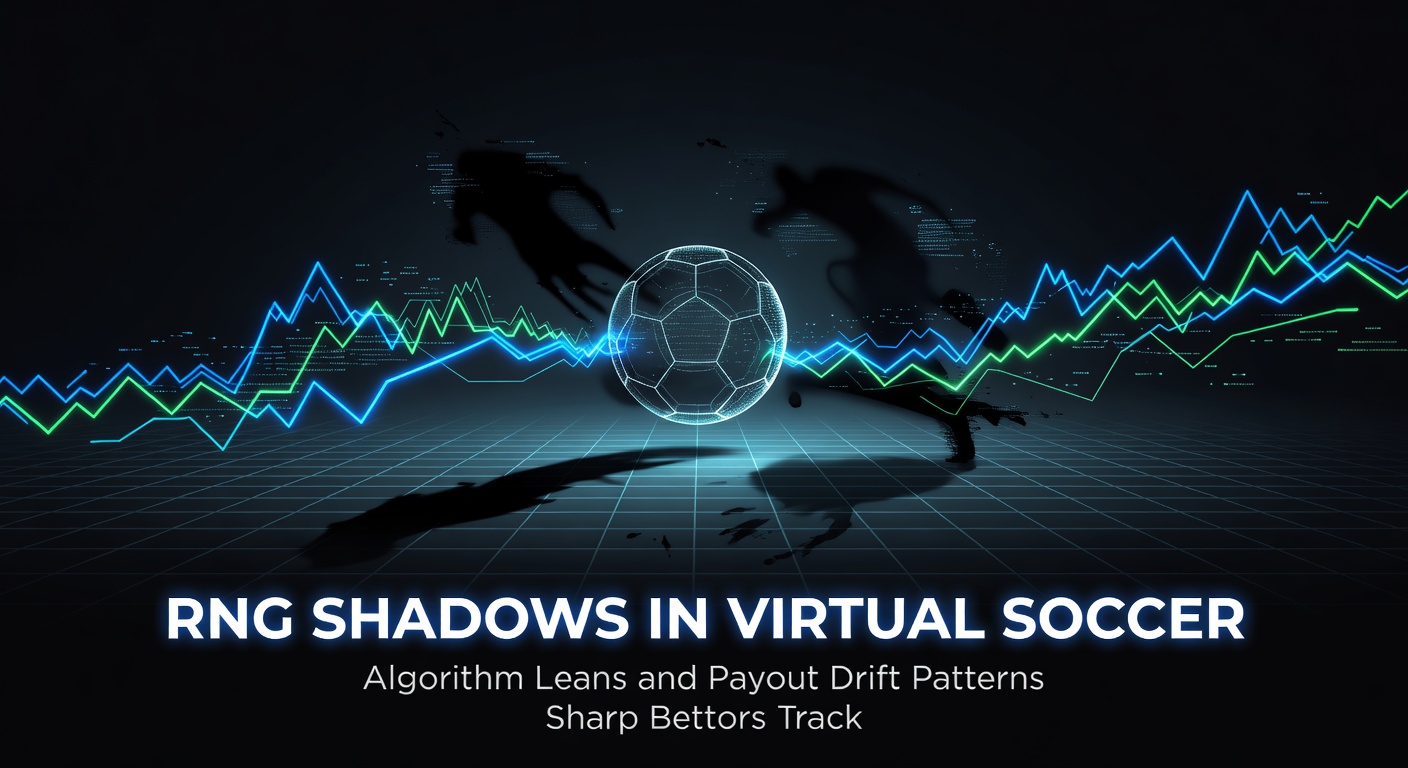 Grafiek met RNG-simulaties in virtueel voetbal, toonmakend algoritme-leans in uitbetalingscurves