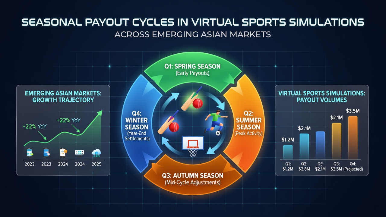 Seizoensgebonden uitbetalingscycli in virtuele sportsimulaties in Aziatische markten