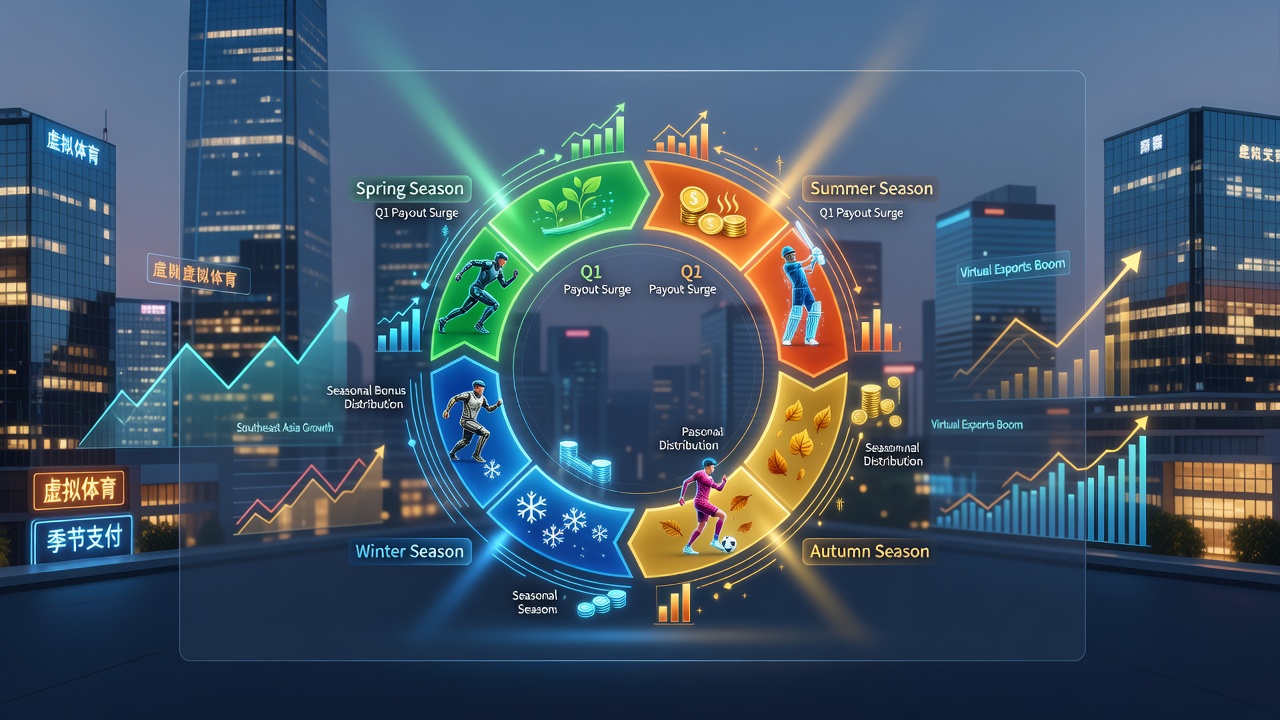 Analyse van seizoenspatronen in virtuele sportuitbetalingen