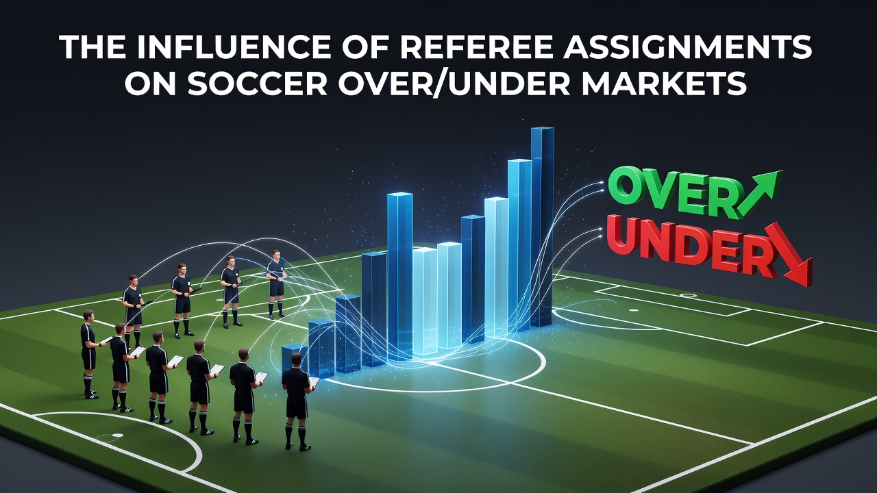 Scheidsrechter die een beslissing neemt tijdens een professionele voetbalwedstrijd