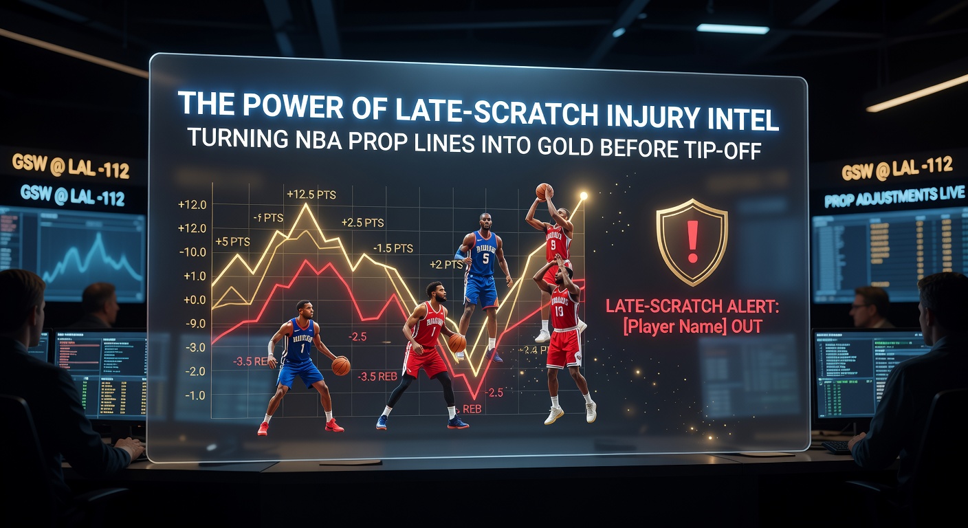 NBA-speler met blessure op de bank, lijnrecht voor een wedstrategie-moment