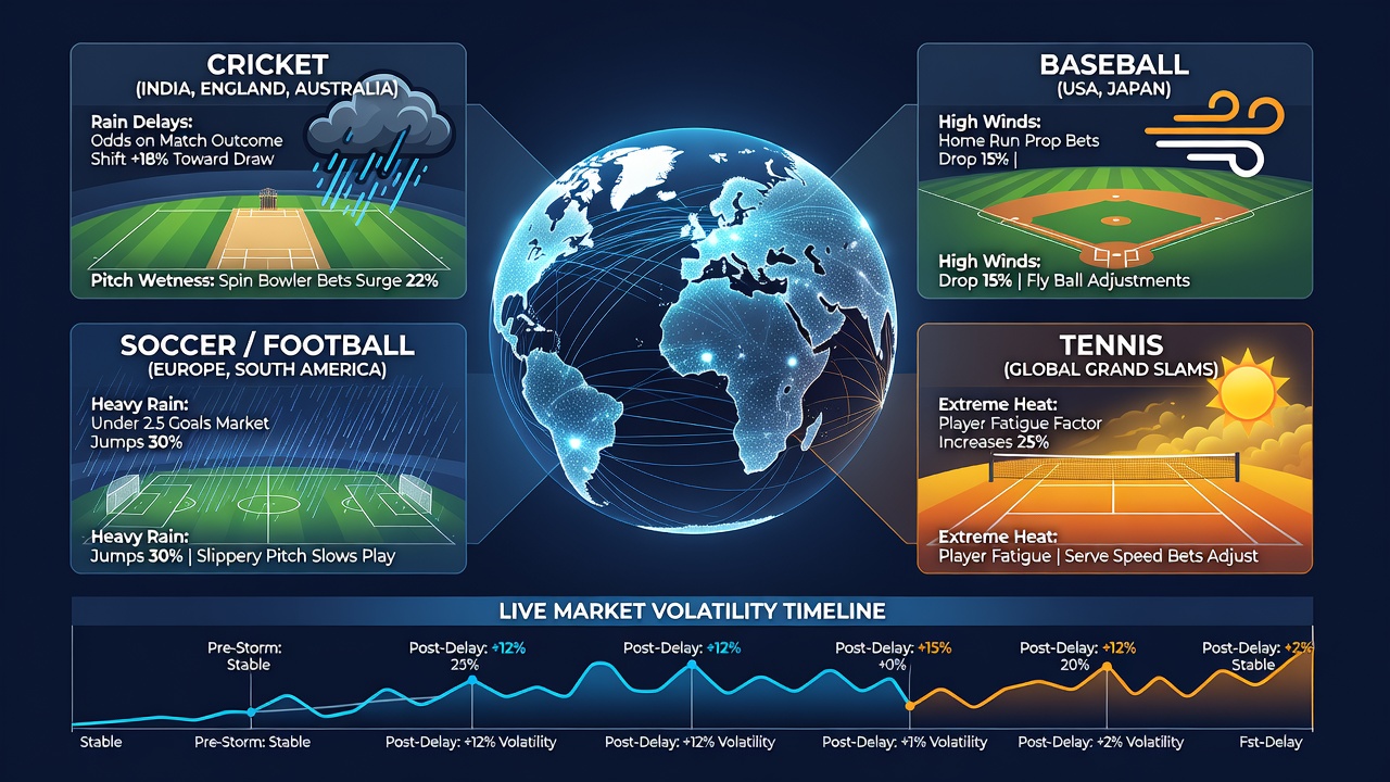 Live betting markten en weerdata analyse