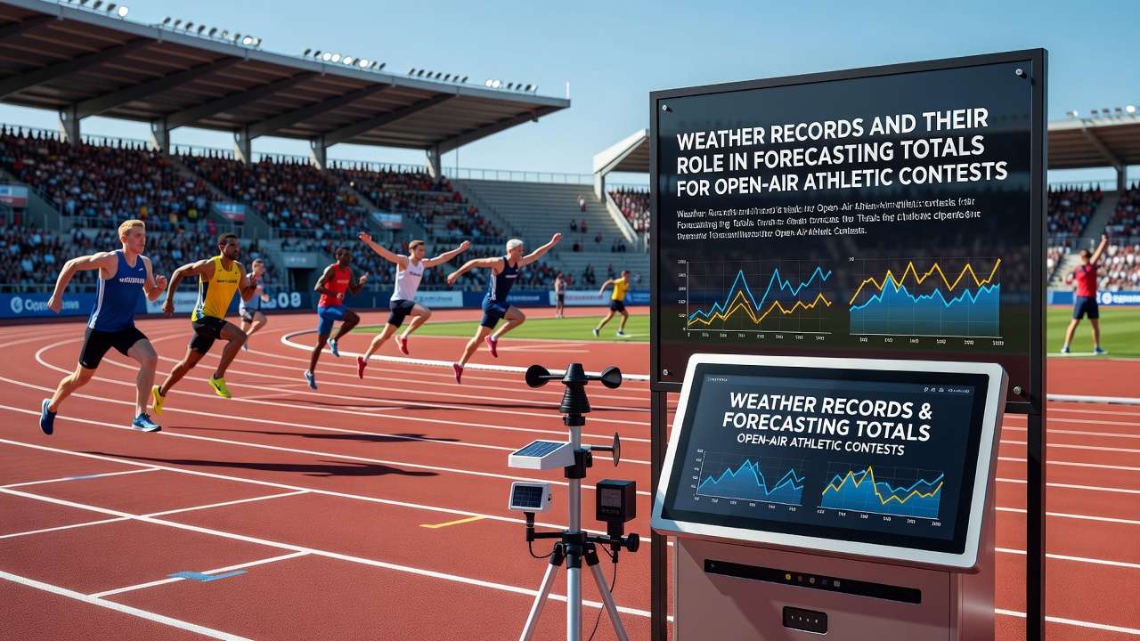 Weerstations verzamelen historische data die gebruikt wordt bij analyses van sportevenementen in de open lucht